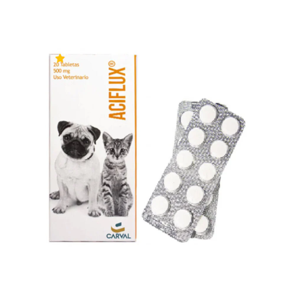 Aciflux 500 Mg Blister x 10 Tabletas Para Perro - Image 2