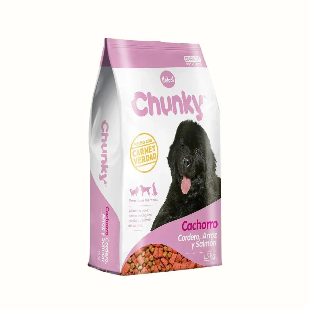 Alimento Seco Chunky Cordero para Perro Cachorro