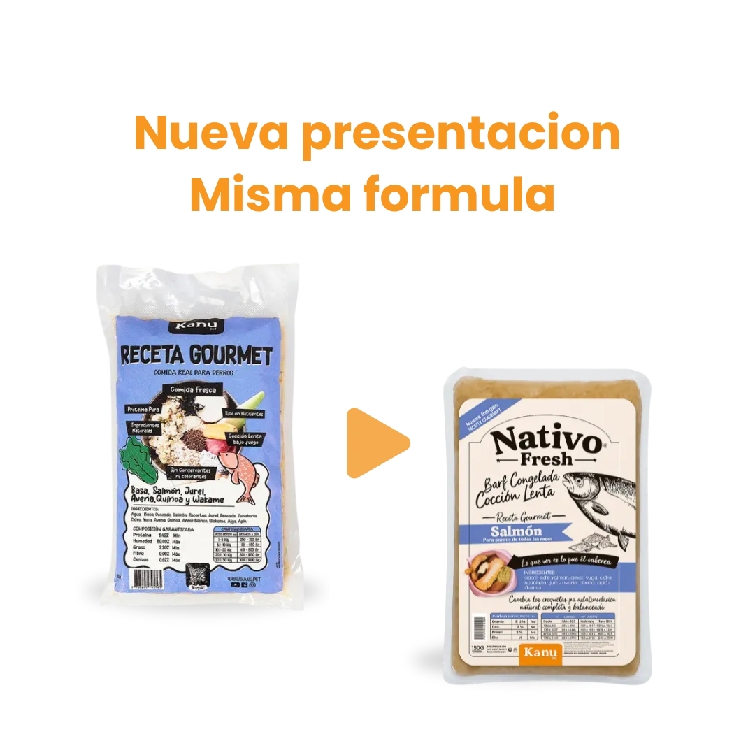 Alimento Congelado Nativo Fresh sabor a Salmón y Wakame Kanu Pet para Perros. 100% Comida Real - Image 8