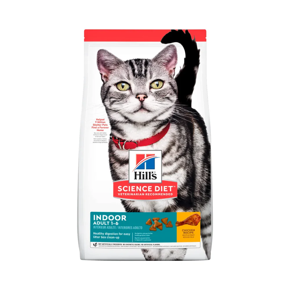 Alimento Seco Hills Felino Adulto Indoor Food para Gato
