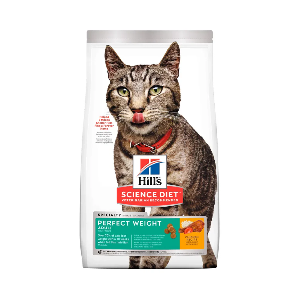 Alimento Seco Hills Adulto Felino Peso Perfecto para gato
