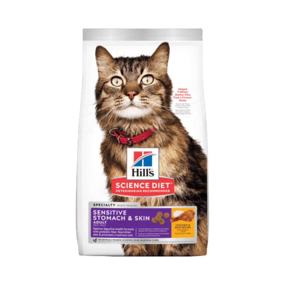 Alimento Seco Hills Felino Sensitive Stomach And Skin para Gato