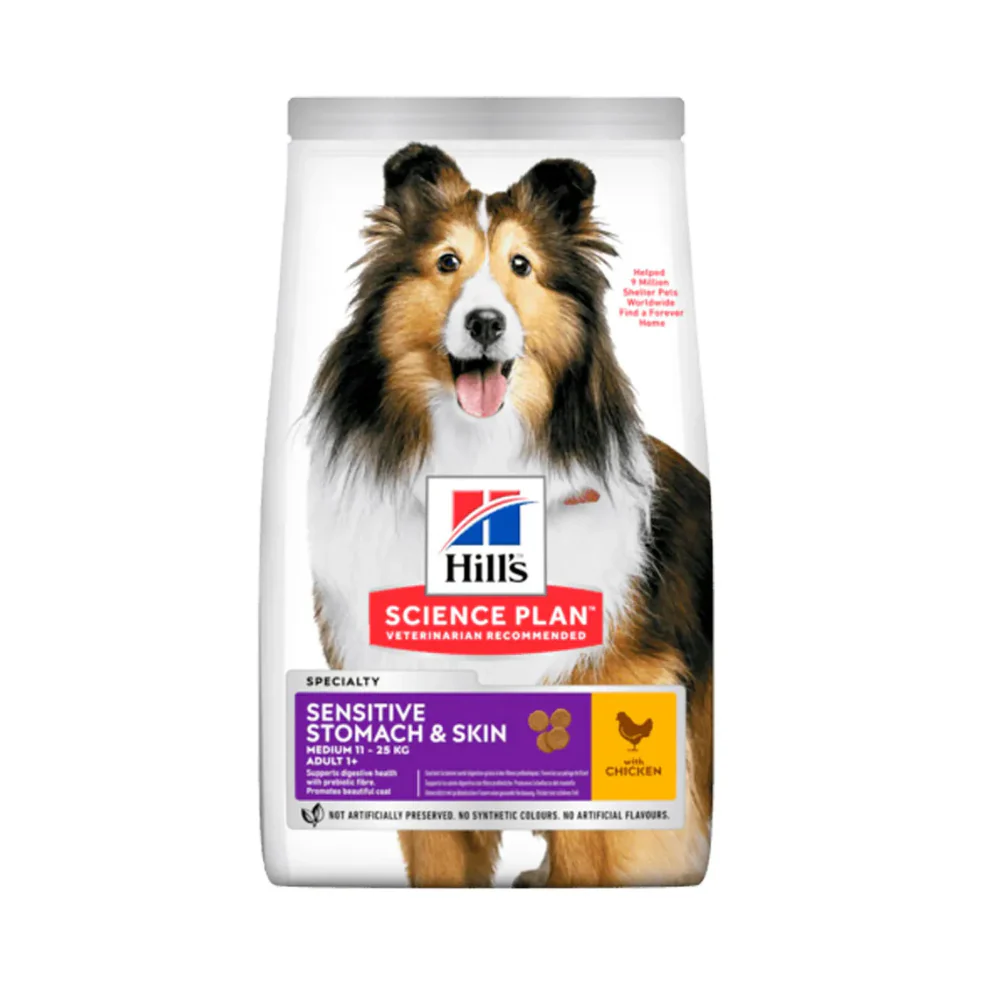 Alimento Seco Hills Canino Sensitive Stomach And Skin para Perro