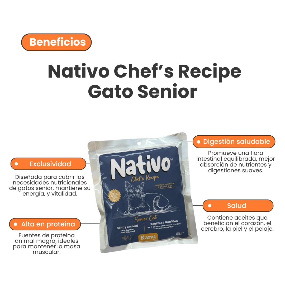 Alimento Húmedo Nativo Chef’s Recipe Senior Kanu Pet para Gatos - Image 2