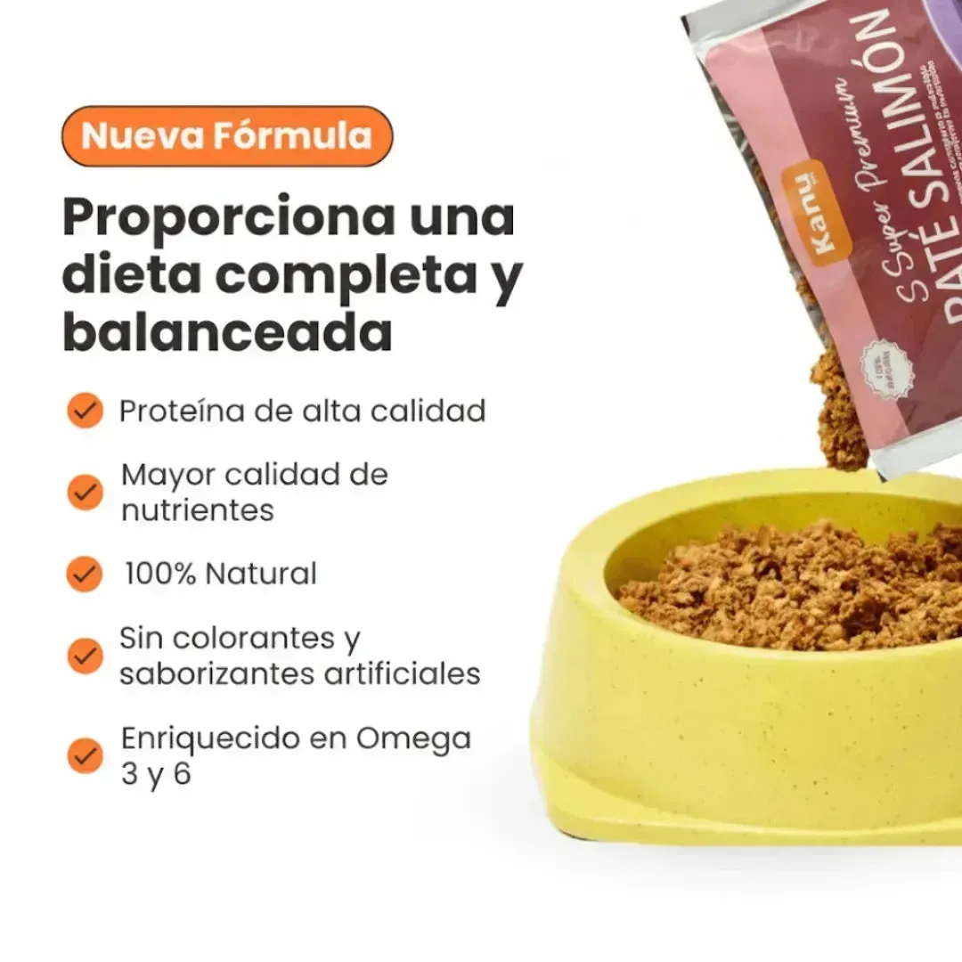 Alimento Húmedo Pate de Salmón Kanu Pet para Perros - Image 6
