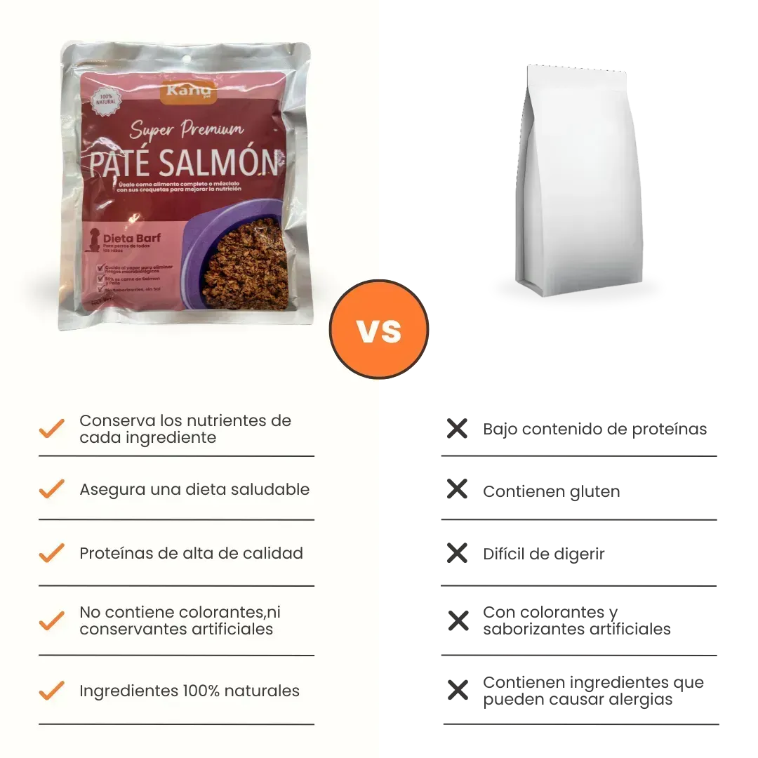 Alimento Húmedo Pate de Salmón Kanu Pet para Perros - Image 7