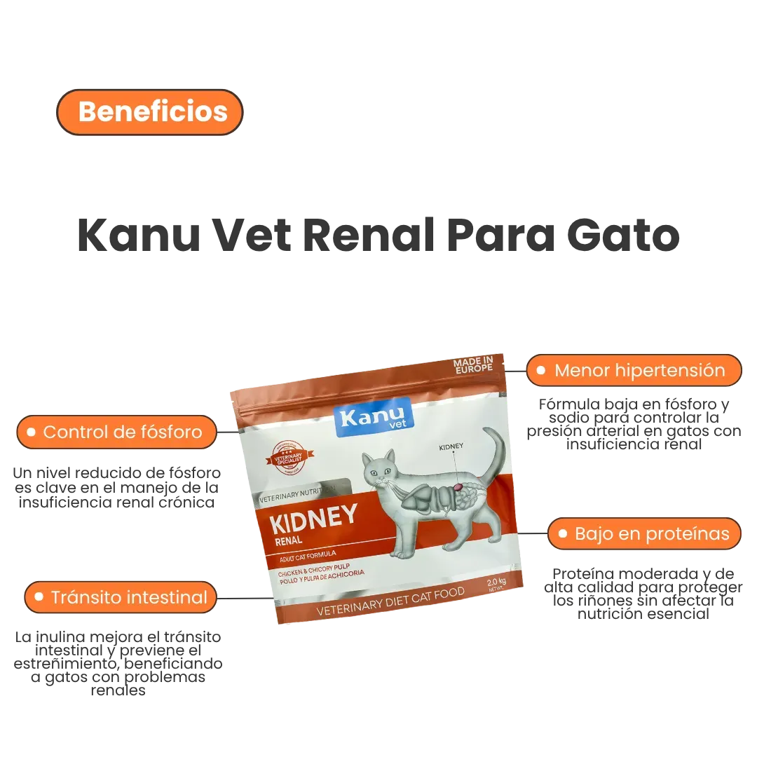 Alimento Medicado Kanu Vet Renal para Gato Adultos - Image 2