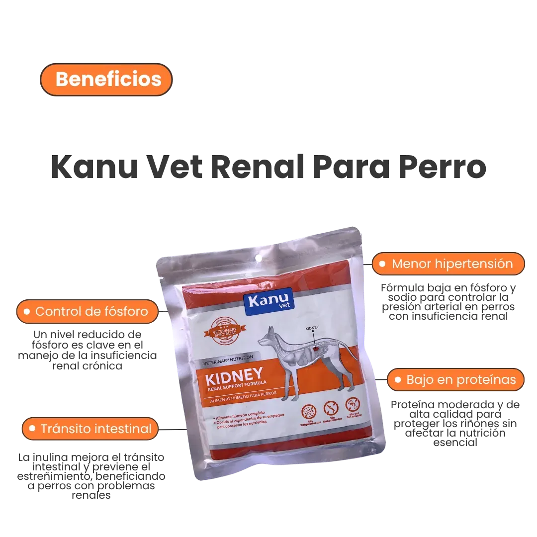 Alimento Húmedo Medicado Kanu Vet Renal - Kidney para Perros Adultos - Image 2