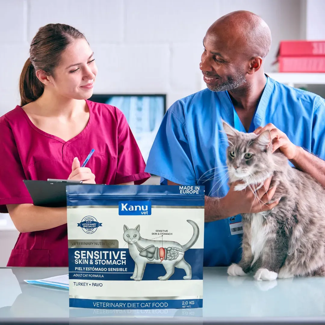 Alimento Seco Medicado Sensitive Skin & Stomach Kanu Vet para Gato Adultos - Image 4