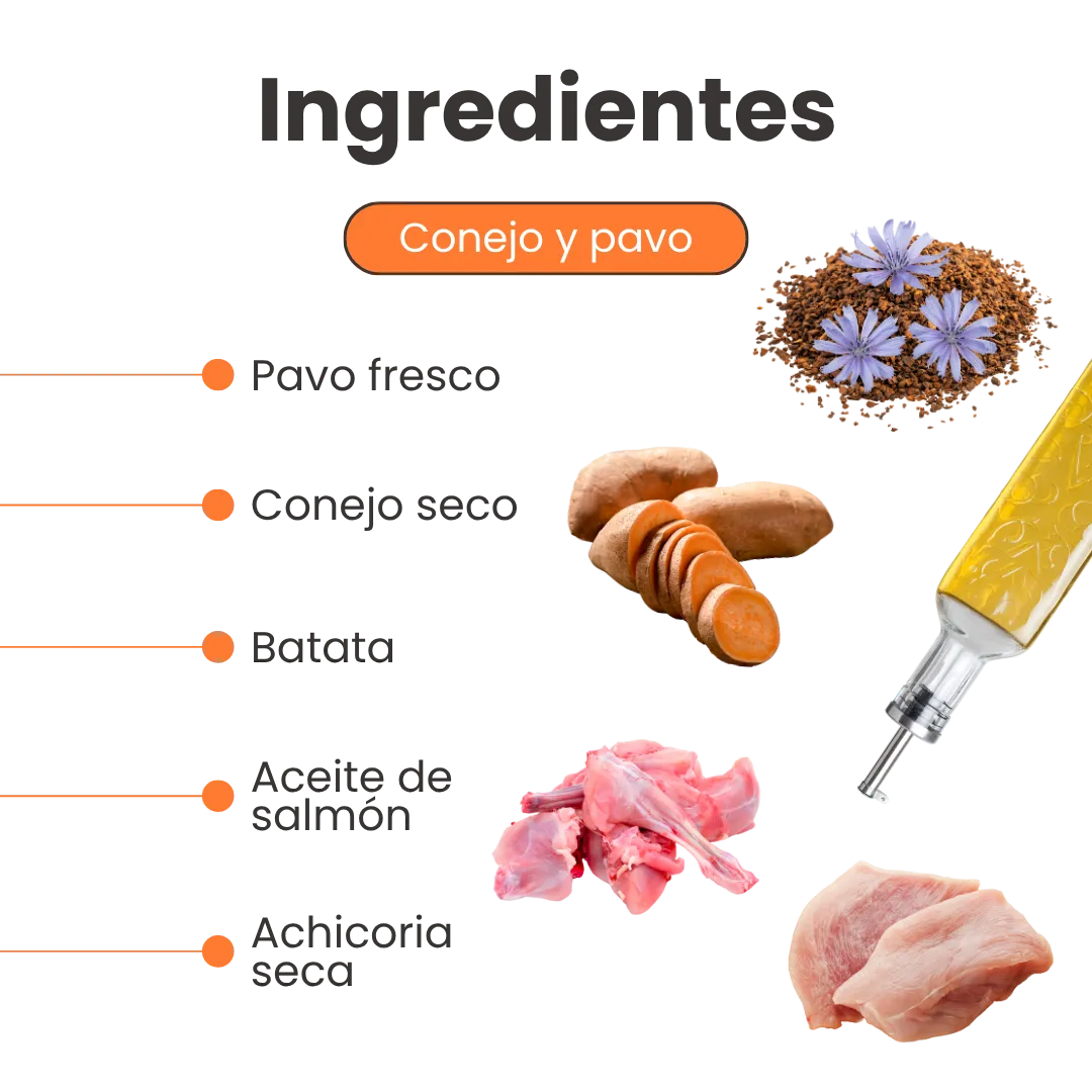 Alimento Seco Nativo Light Conejo/Pavo Kanu Pet para Gato Castrado - Image 3