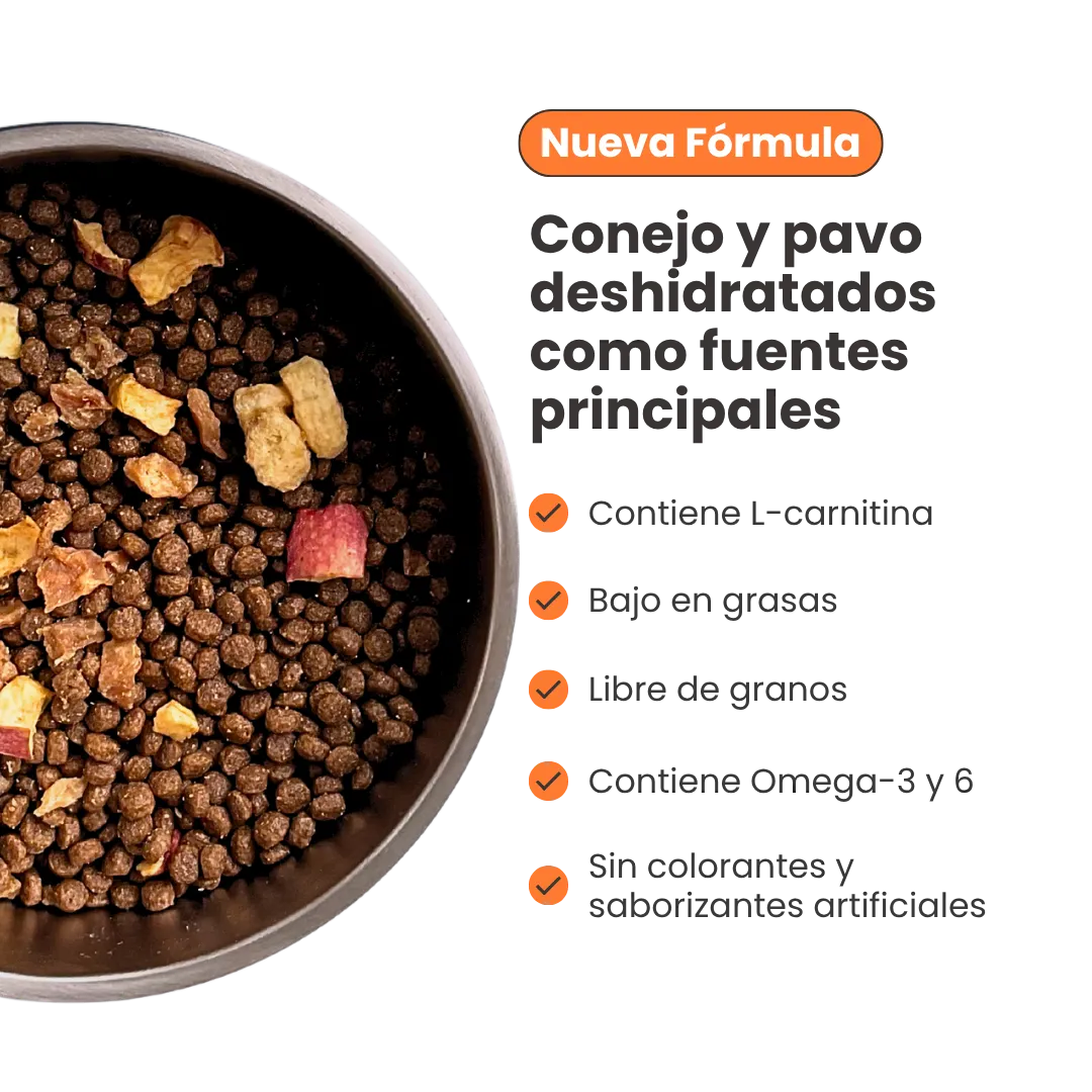 Alimento Seco Nativo Light Conejo/Pavo Kanu Pet para Gato Castrado - Image 6