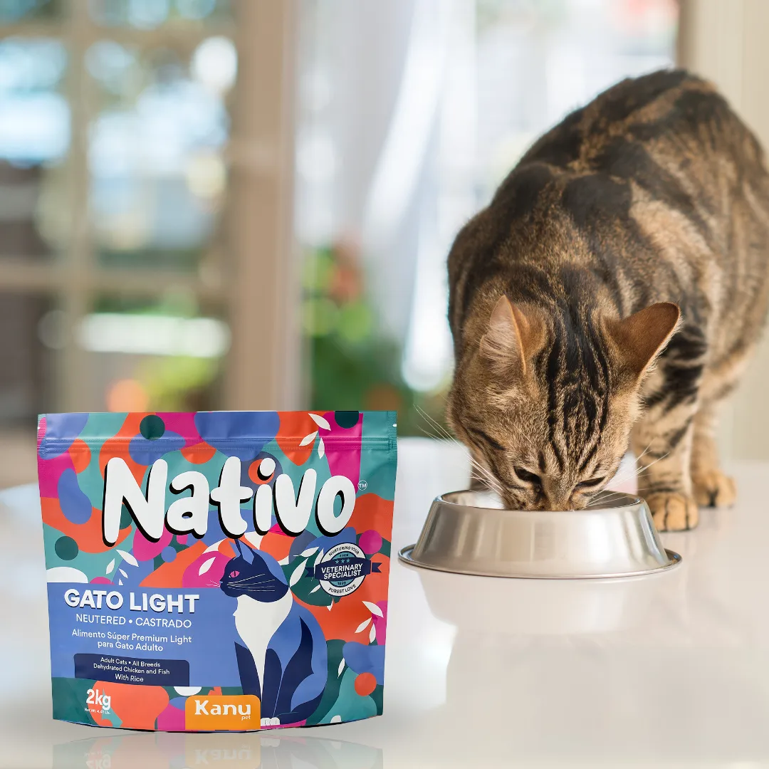 Alimento Seco Nativo Light Pollo/Pescado Kanu Pet para Gato Castrado - Image 5