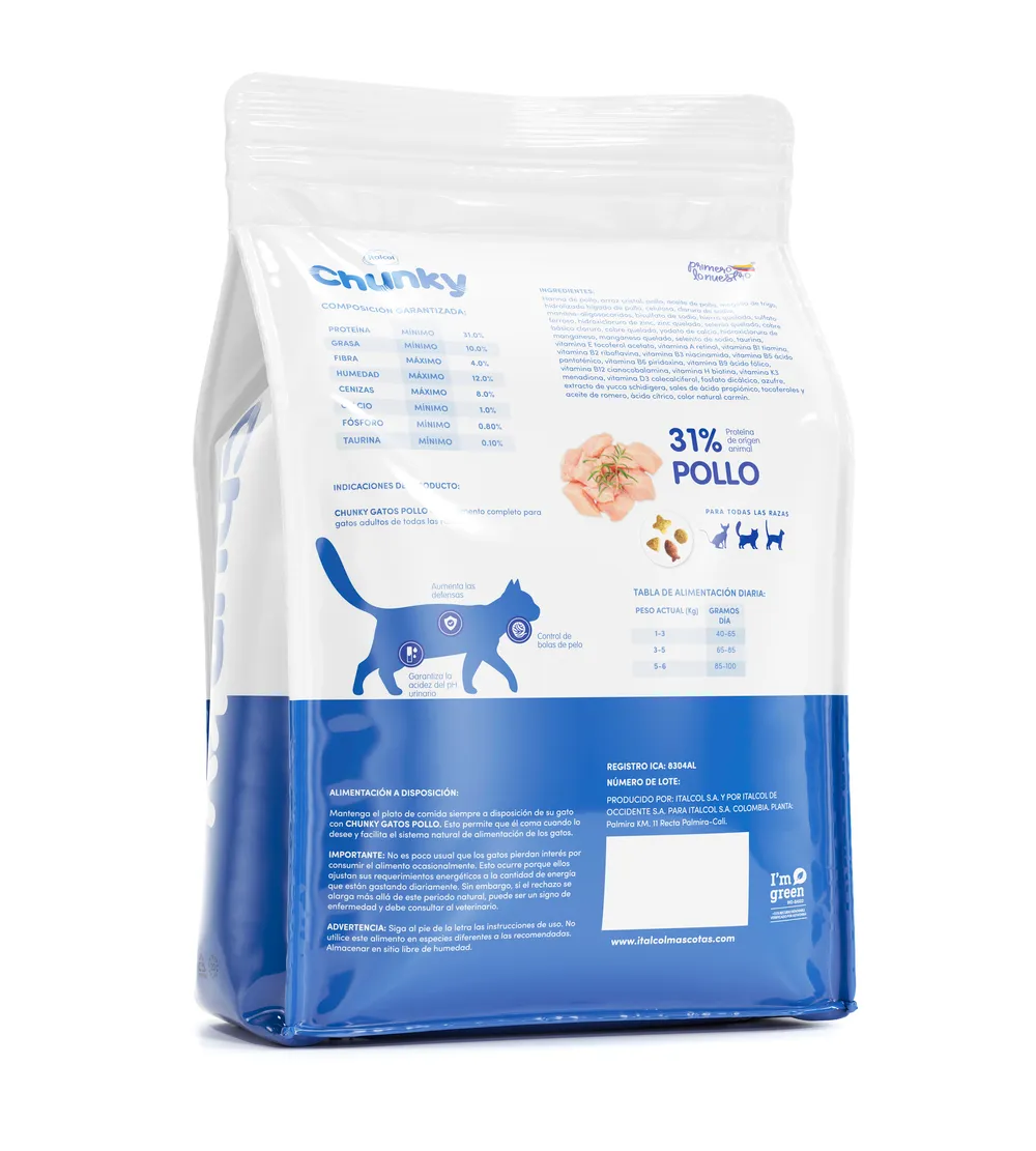Alimento Seco Chunky Pollo para Gato Adulto - Image 2