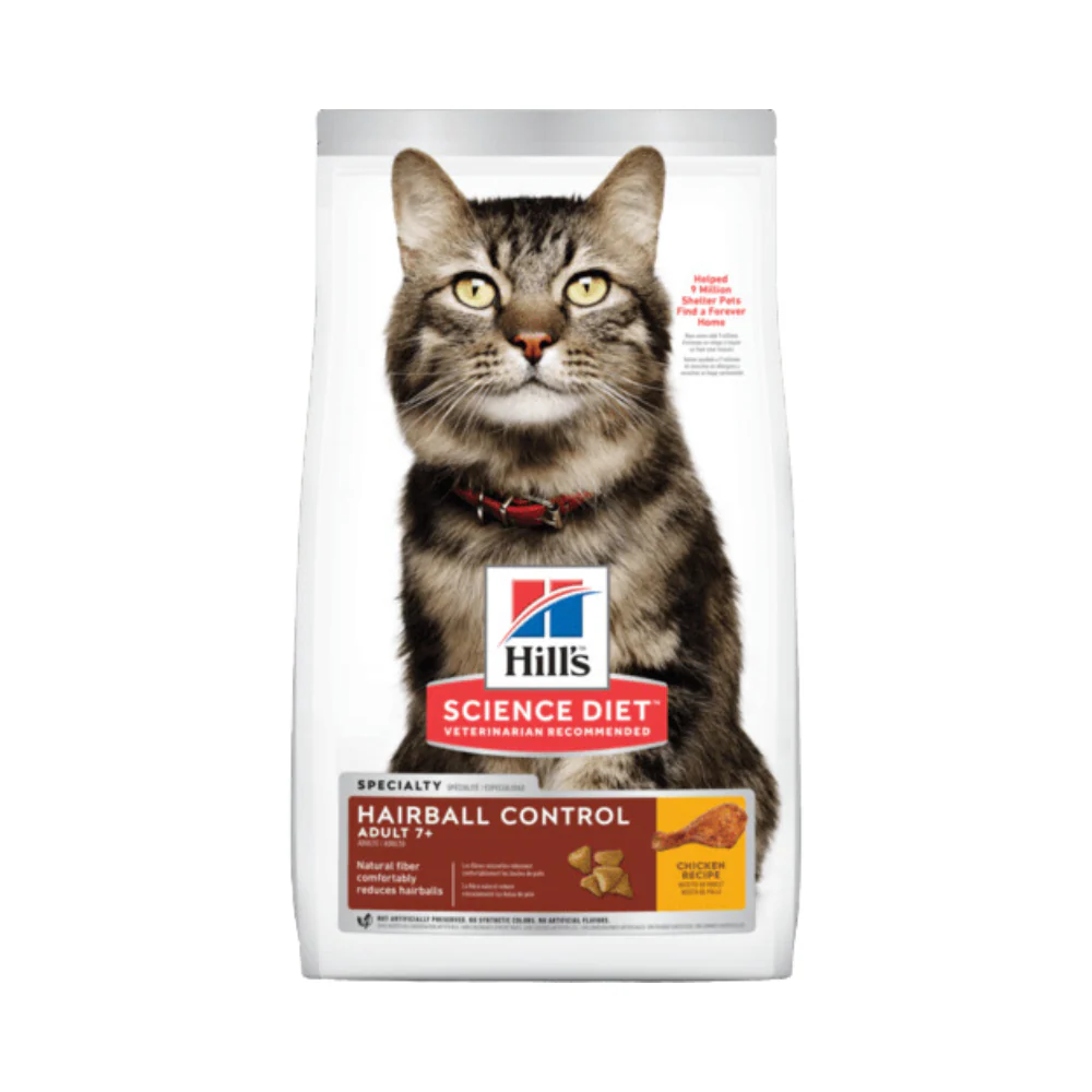 Alimento Seco Hills Felino Senior Control Bola De Pelos Para Gato