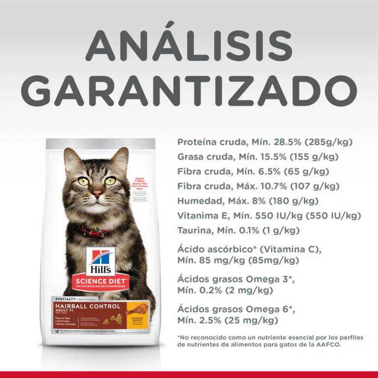 Alimento Seco Hills Felino Senior Control Bola De Pelos Para Gato - Image 5