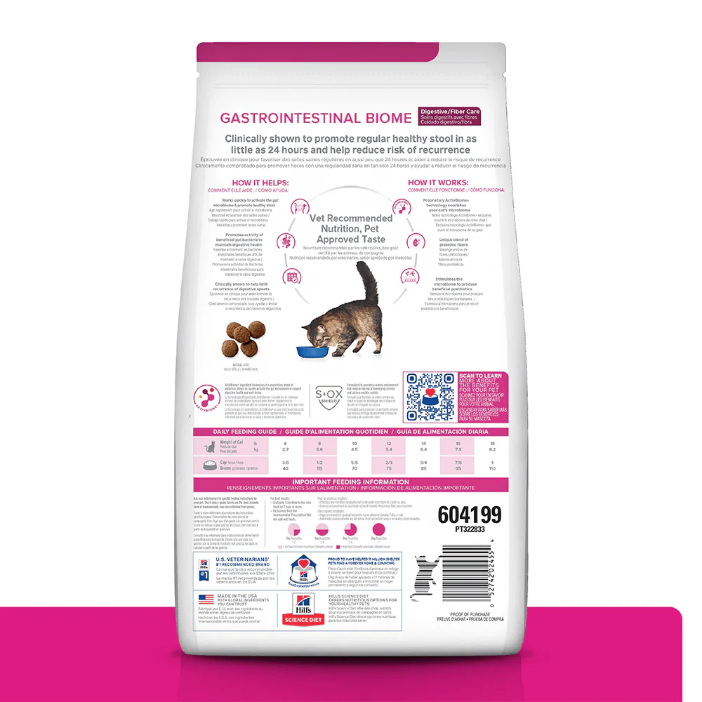 Alimento Seco Hills Gastrointestinal Biome Para Gato - Image 2