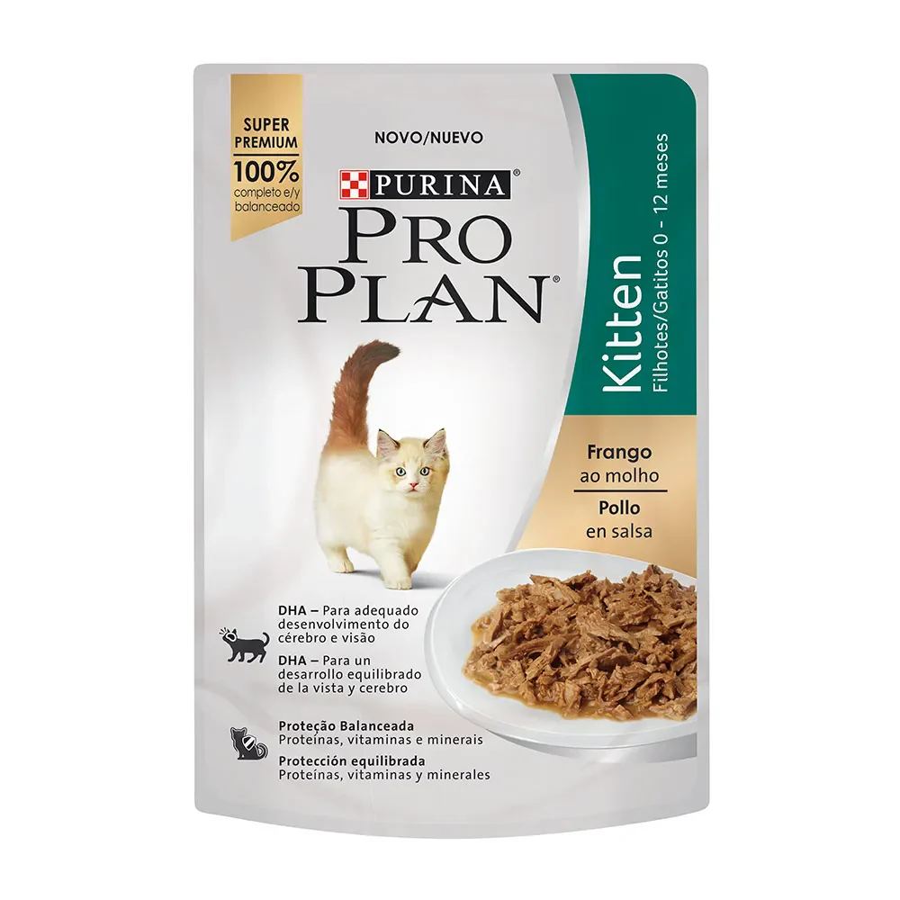 Alimento Húmedo Para Gato Proplan Wet Kitten Pollo