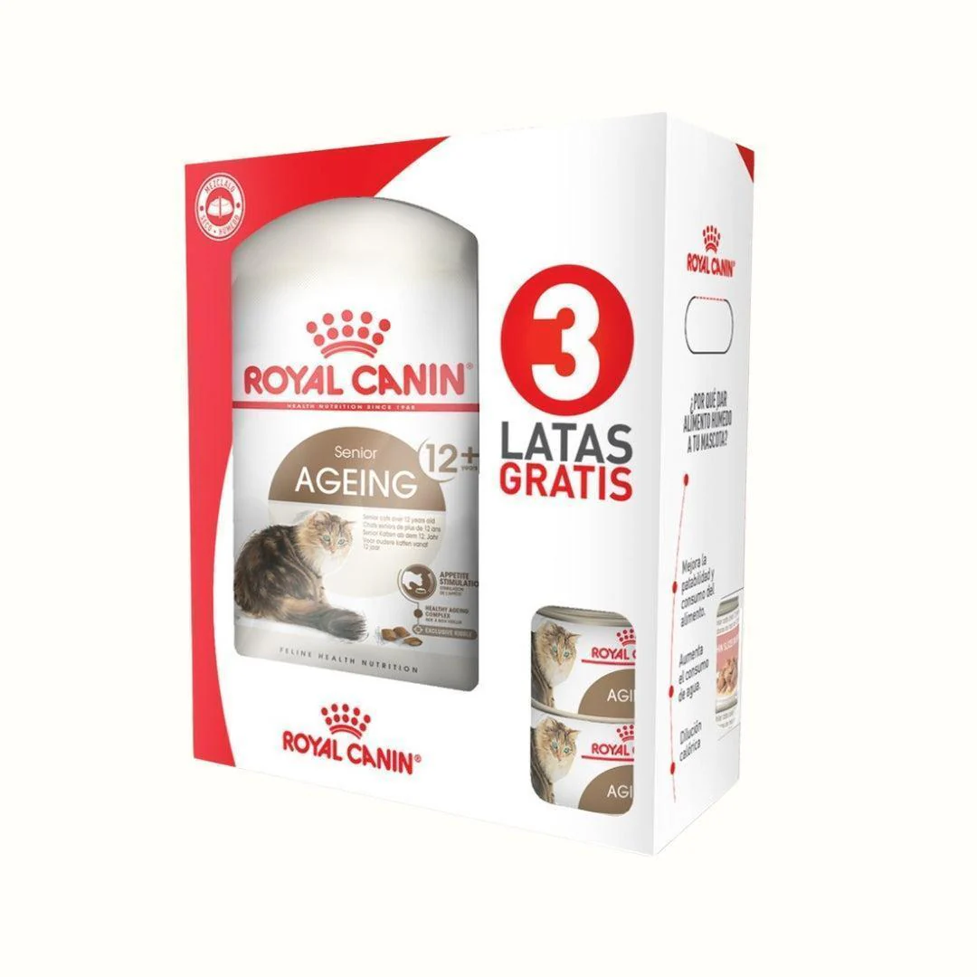 Alimento Seco Royal Canin Mixf Felino Ageing 12+ Kit Especial Para Gato