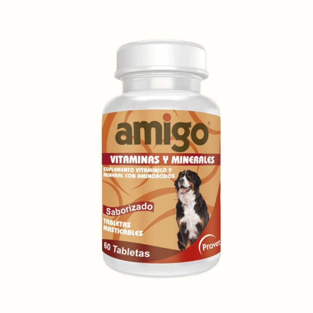 Suplemento dietético Amigo vitaminas y minerales para perros