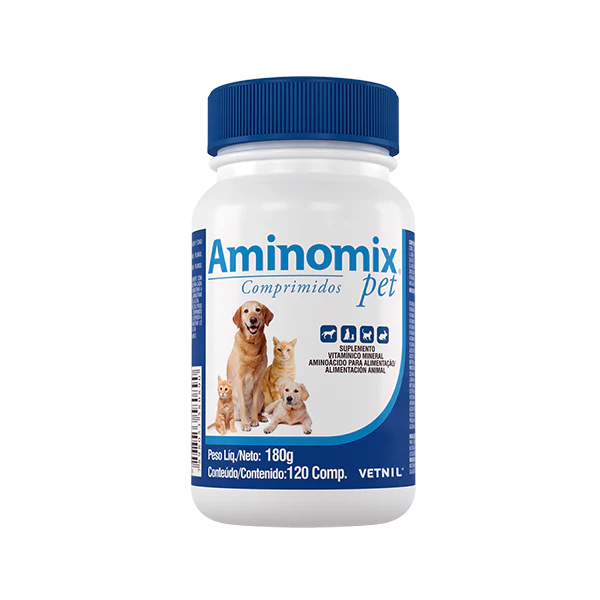 Suplemento Aminomix Pet Comprimidos para Perros y Gatos