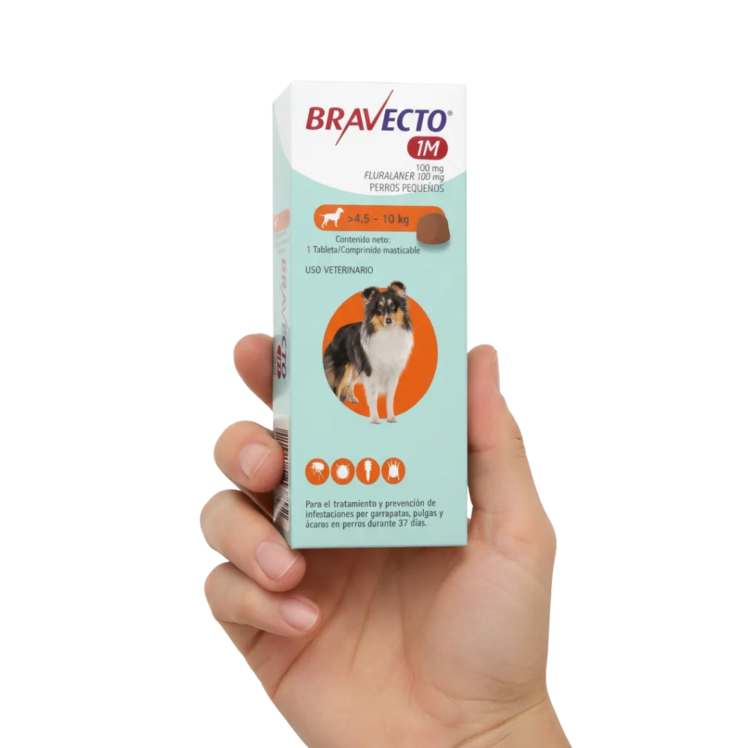 Antipulgas Bravecto 1 Mes Comprimido 4.5 a 10 KG Para Perros - Image 2