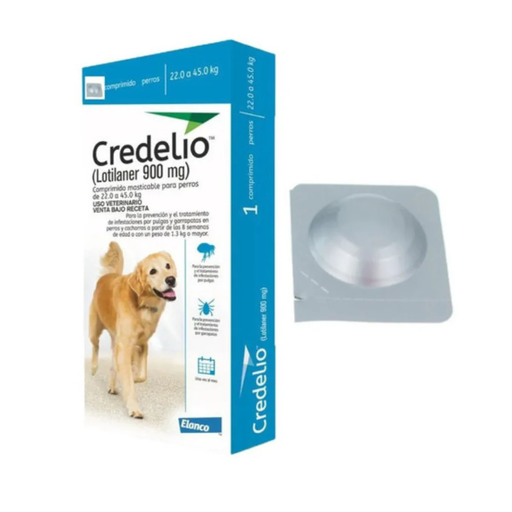 Antipulgas Oral Credelio comprimido 22-45 kg para Perros