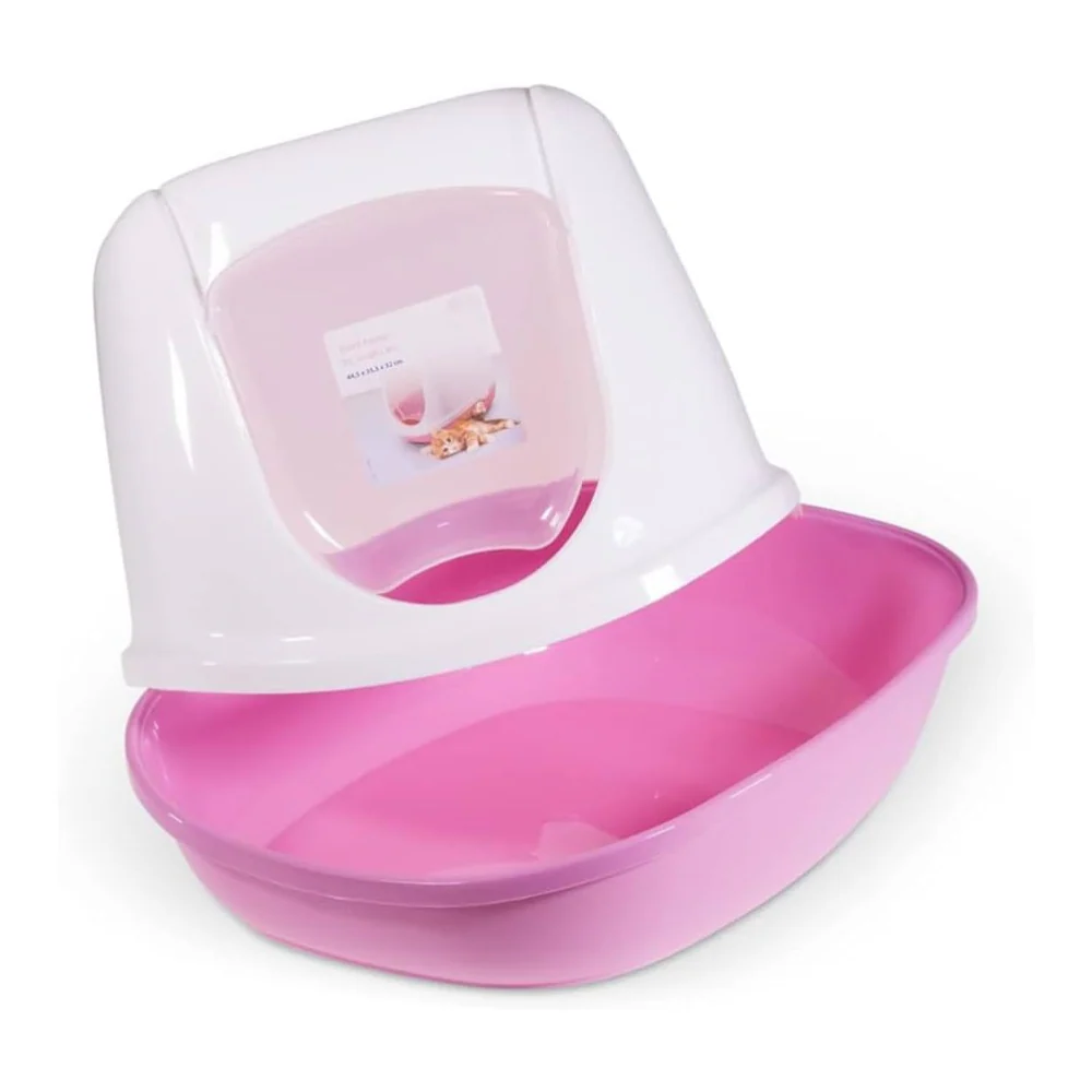 Duchesse Arenero Con Tapa 44.5X35.5X32Cm Color Rosado Para Gato - Image 2
