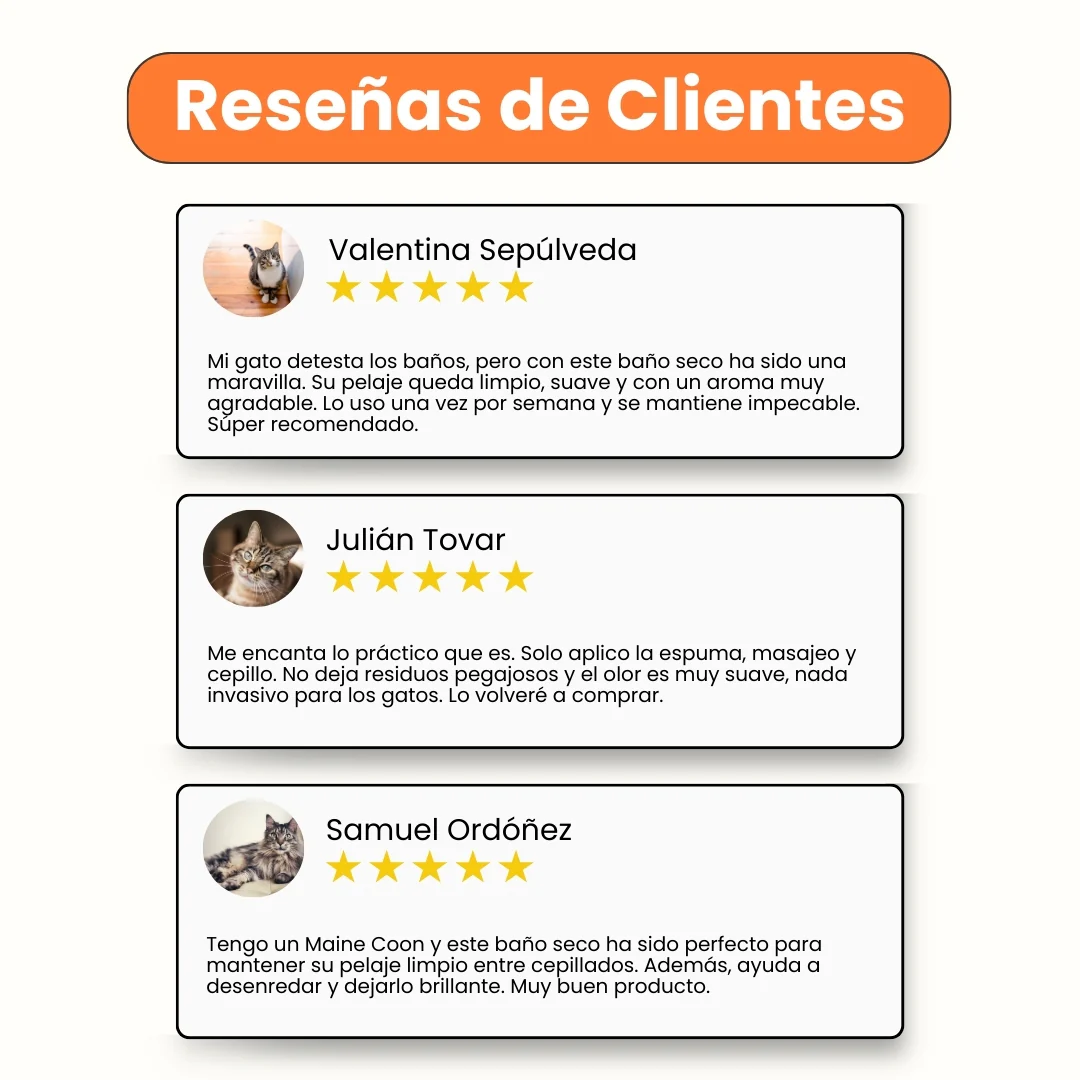 Baño Seco Espumoso Diario Kanu Vet para Gatos - Image 4