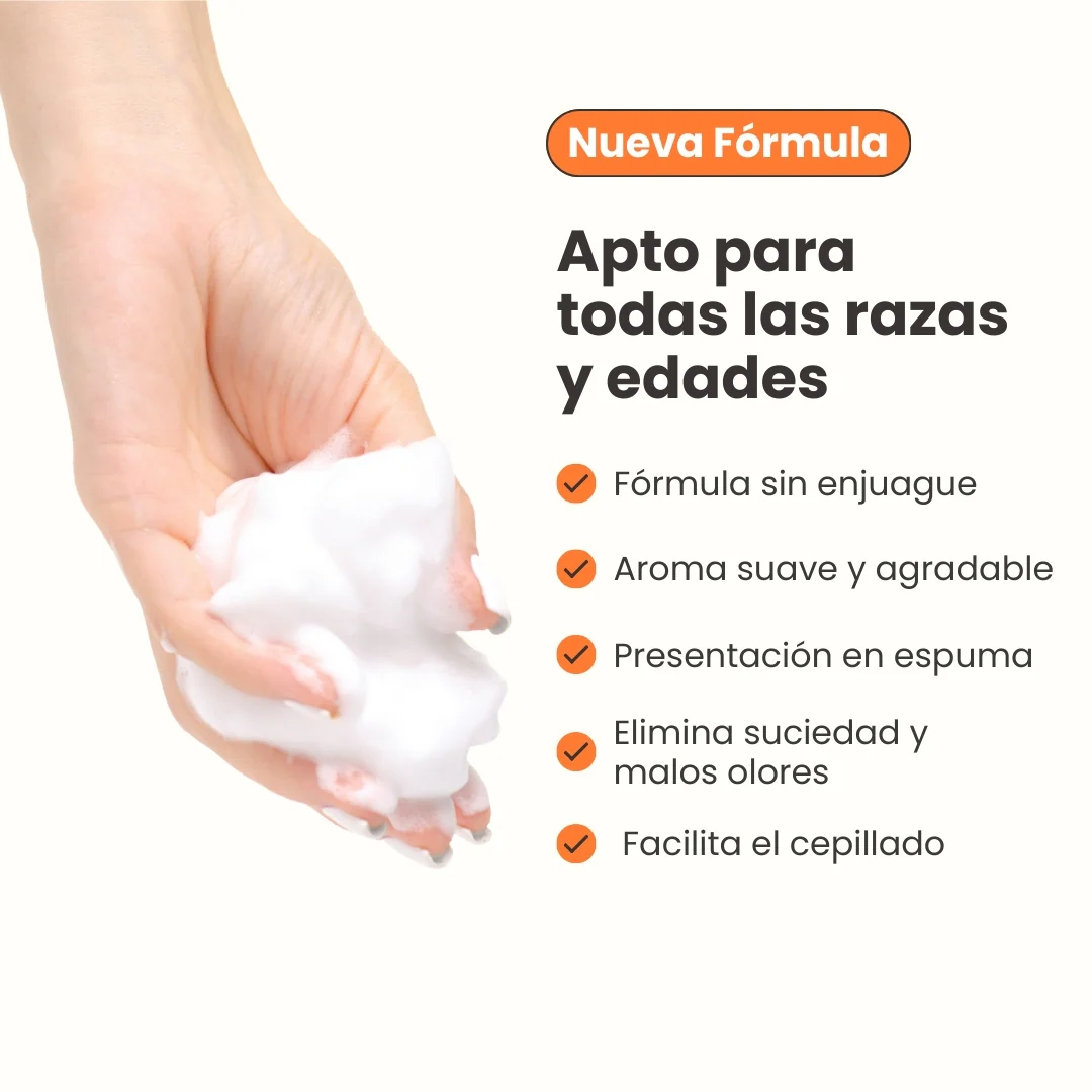 Baño Seco Espumoso Diario Kanu Vet para Perros - Image 6