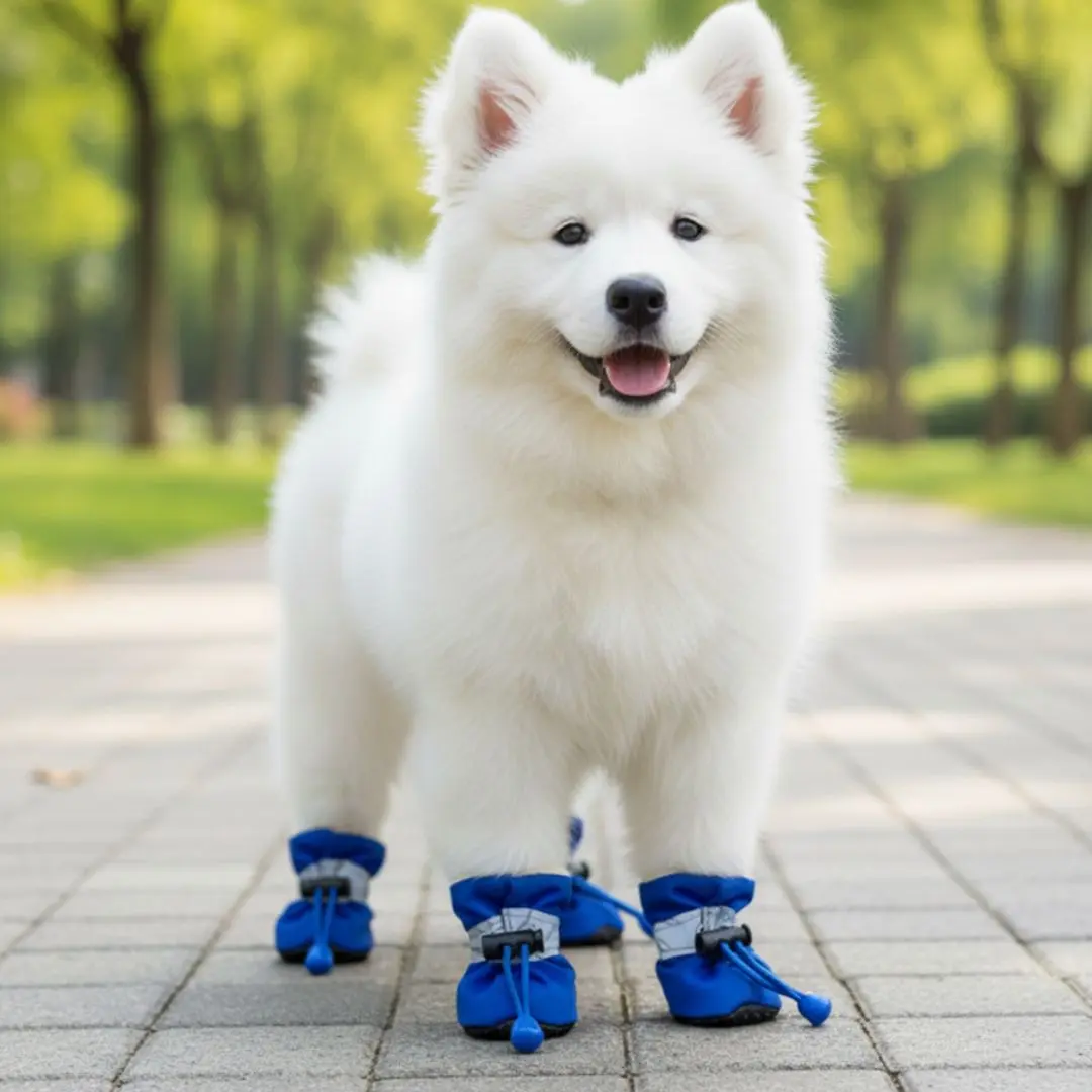Botas Impermeable con Peluche Azul Rey Kanu Pet para Perro - Image 3