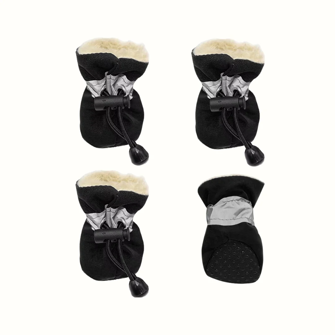 Botas Impermeable con Peluche Negro Kanu Pet para Perro - Image 2