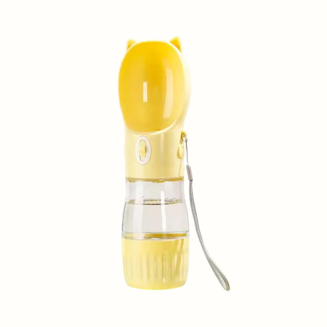 Botella Portatil para Viaje 2 en 1 Kanu Pet para Perro y Gato