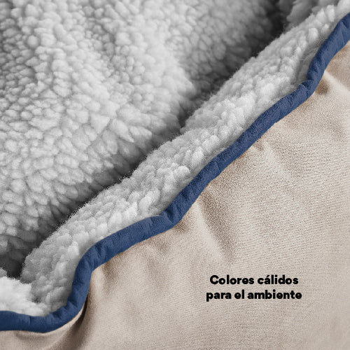 Cama Rectangular Ovejero Gris con Azul Kanu Pet para Perro - Image 6