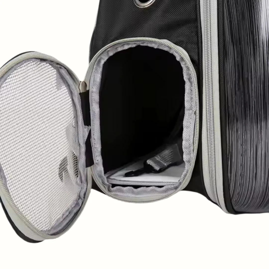 Cápsula Morral Negro Kanu Pet para Gato - Image 4