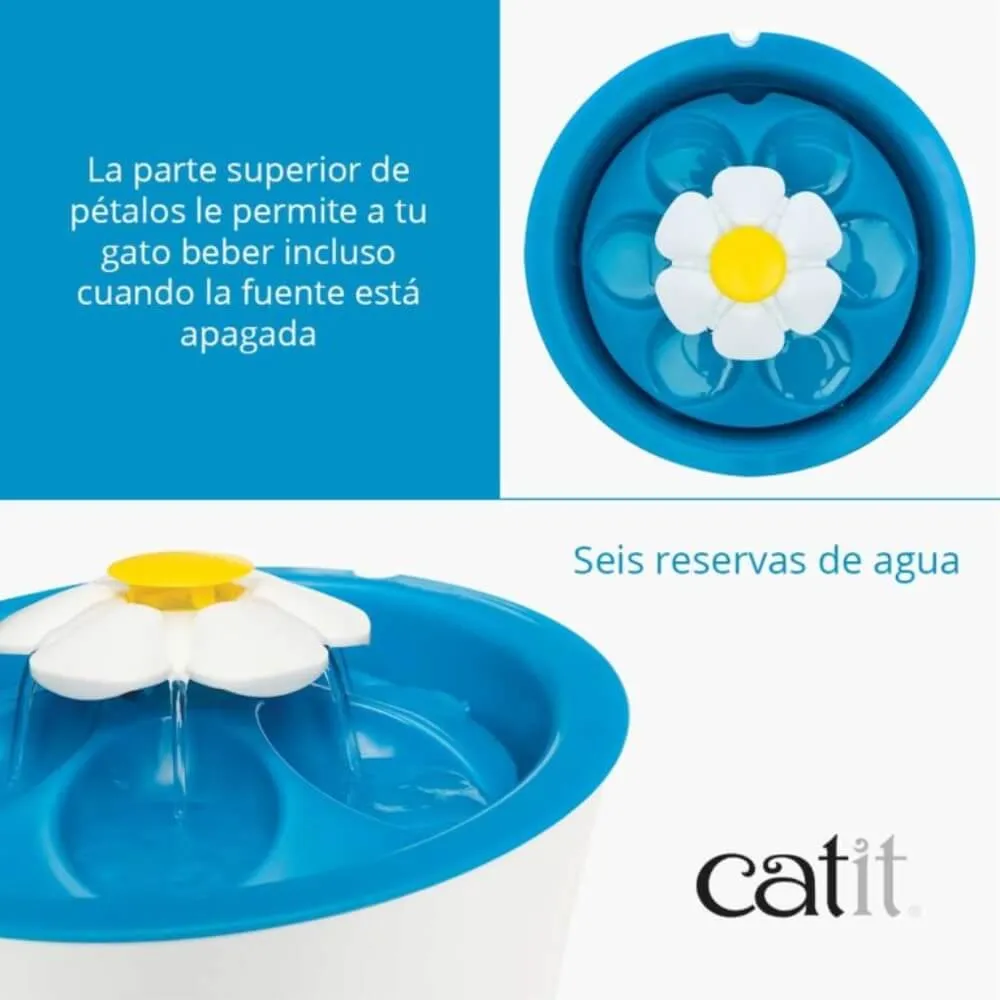 Catit 2.0 Fuente Flor Con Luz Led Para Gato - Image 4