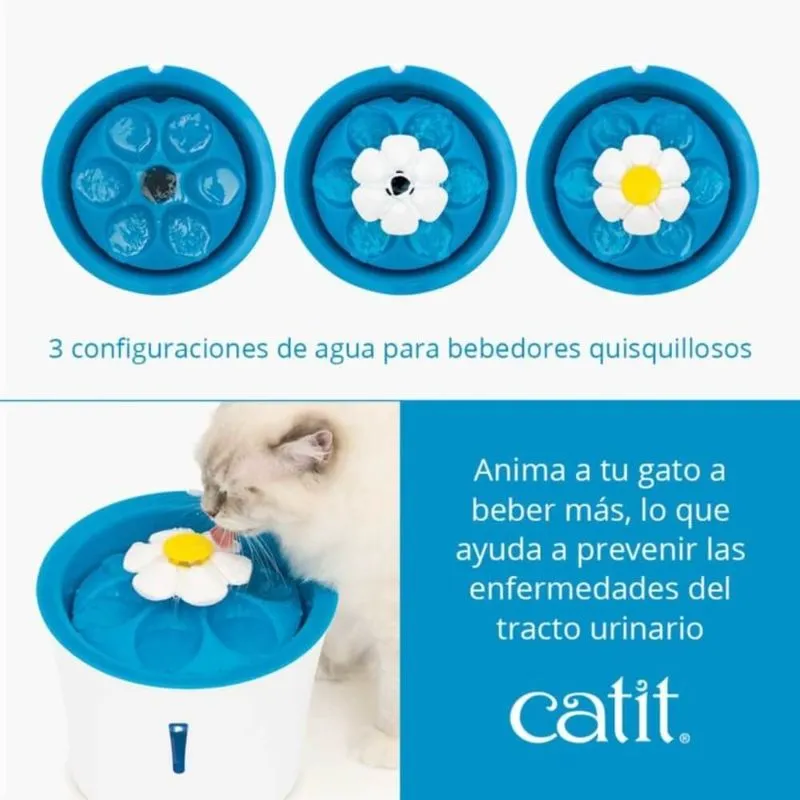 Catit 2.0 Fuente Flor Con Luz Led Para Gato - Image 5
