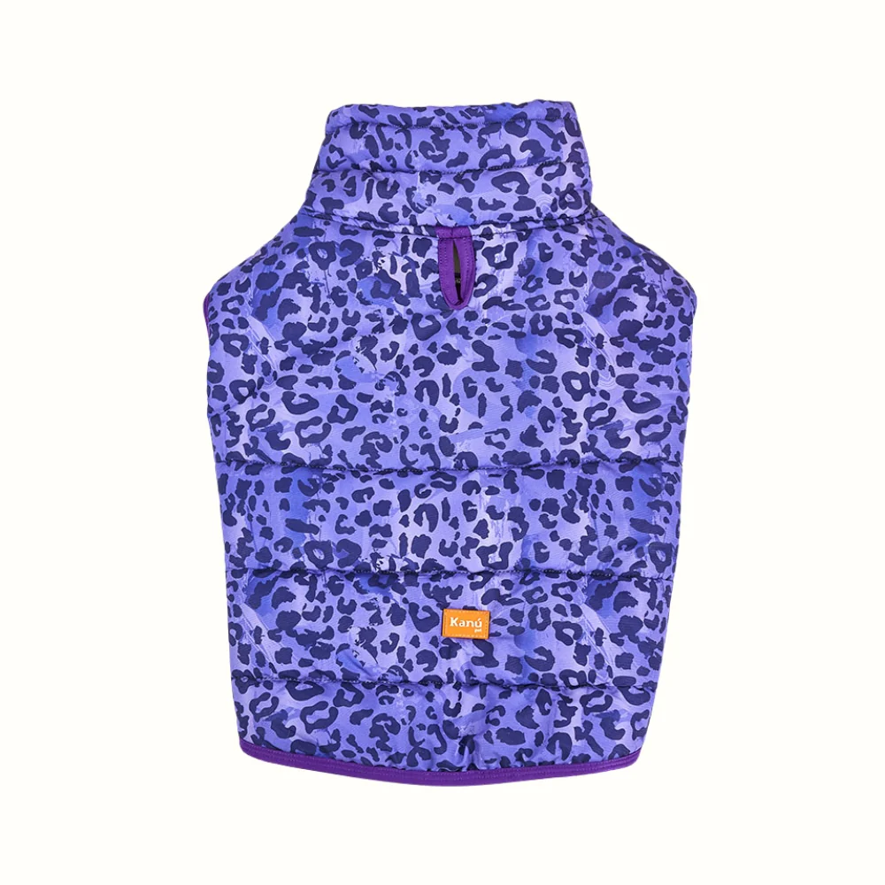 Chaleco Animal Print Morado con Peluche Kanu Pet para Perro - Image 2