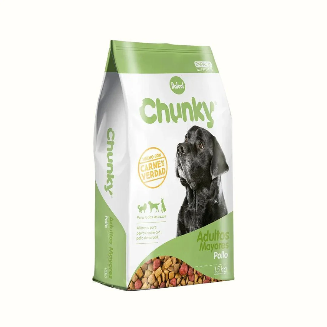 Alimento Seco Chunky Pollo para Perro Senior