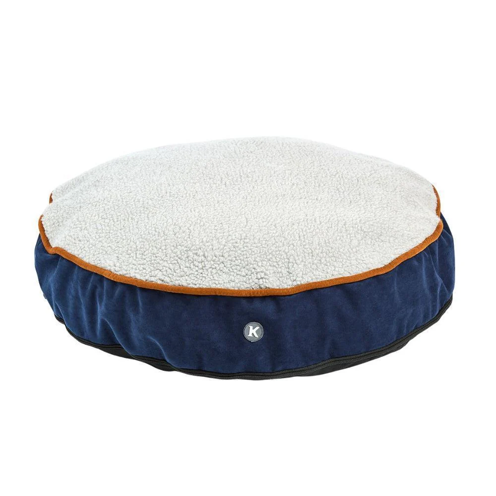 Colchoneta Redonda Azul /Caramelo Kanu Pet para Perro