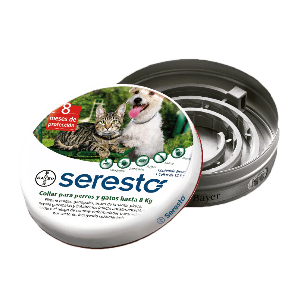Collar Antipulgas & Antigarrapatas Seresto para Perros y Gatos ≤ 8 kg - Image 2