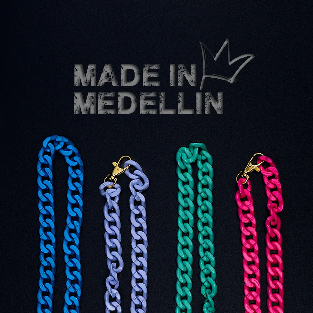 Collar Cadena Acrilica Kanu Agua Marina Para Perro y Gato - Image 7