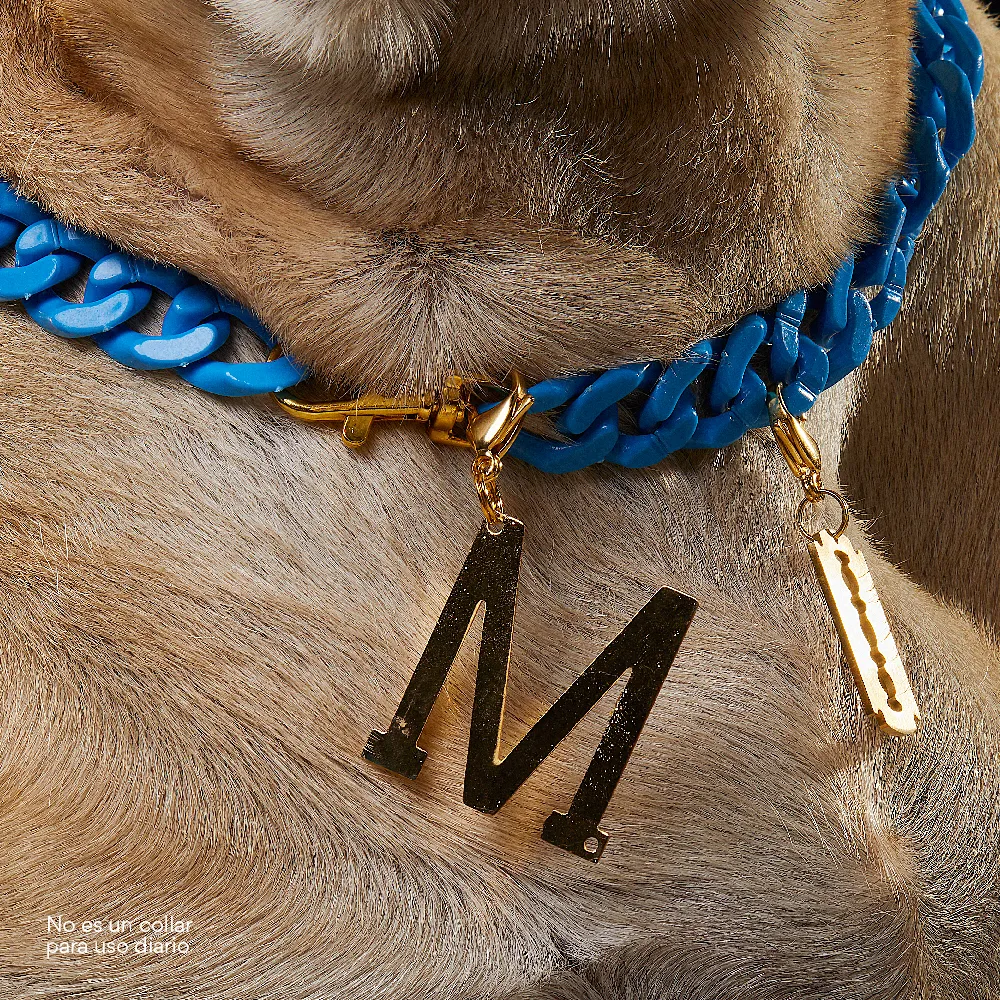 Collar Cadena Acrilica Kanu Pet Azul Para Perro y Gato - Image 6