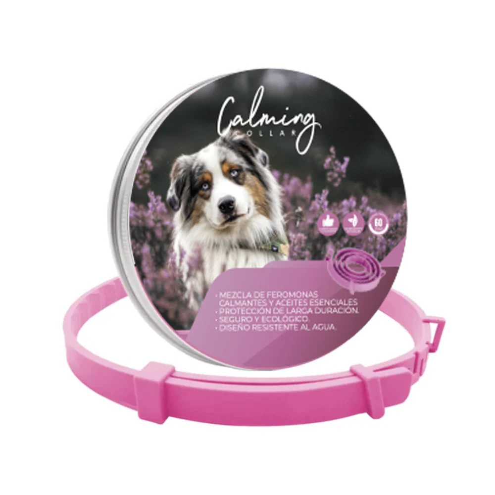 Collar Calming Rosado Para Perro