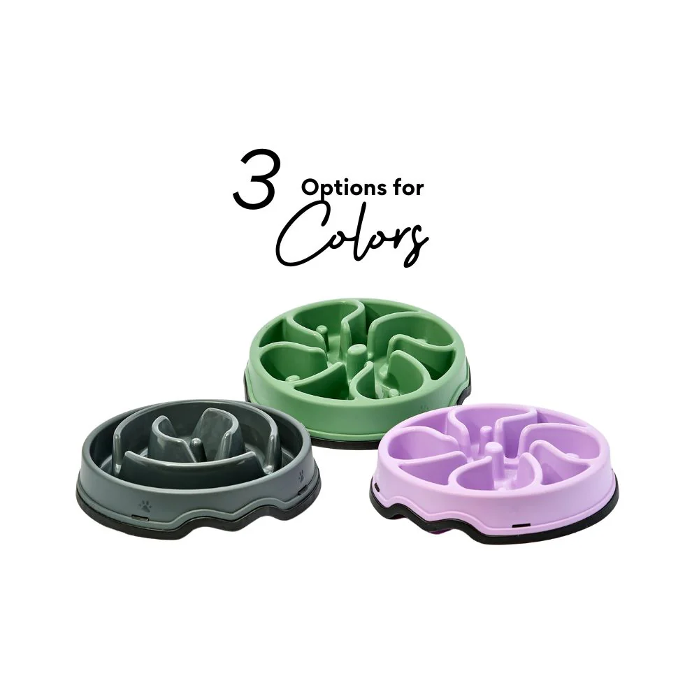 Comedero Circular Flor Antirreflujo Kanu Pet Lila para Perro y Gato - Image 5