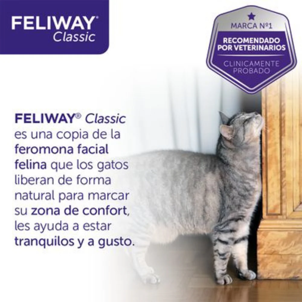 Feliway Classic Difusor Con Recarga 48 ML Para Gato - Image 2
