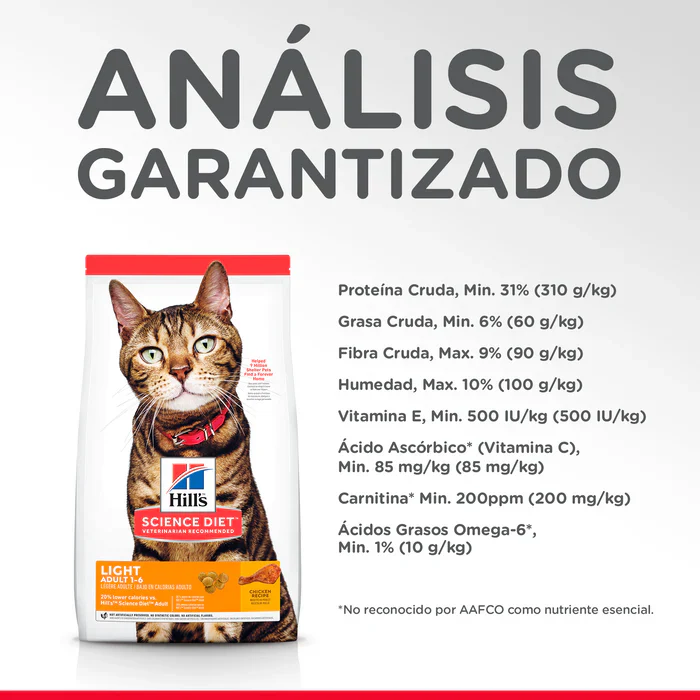Alimento Seco Hills Felino Adulto Light para Gato - Image 5