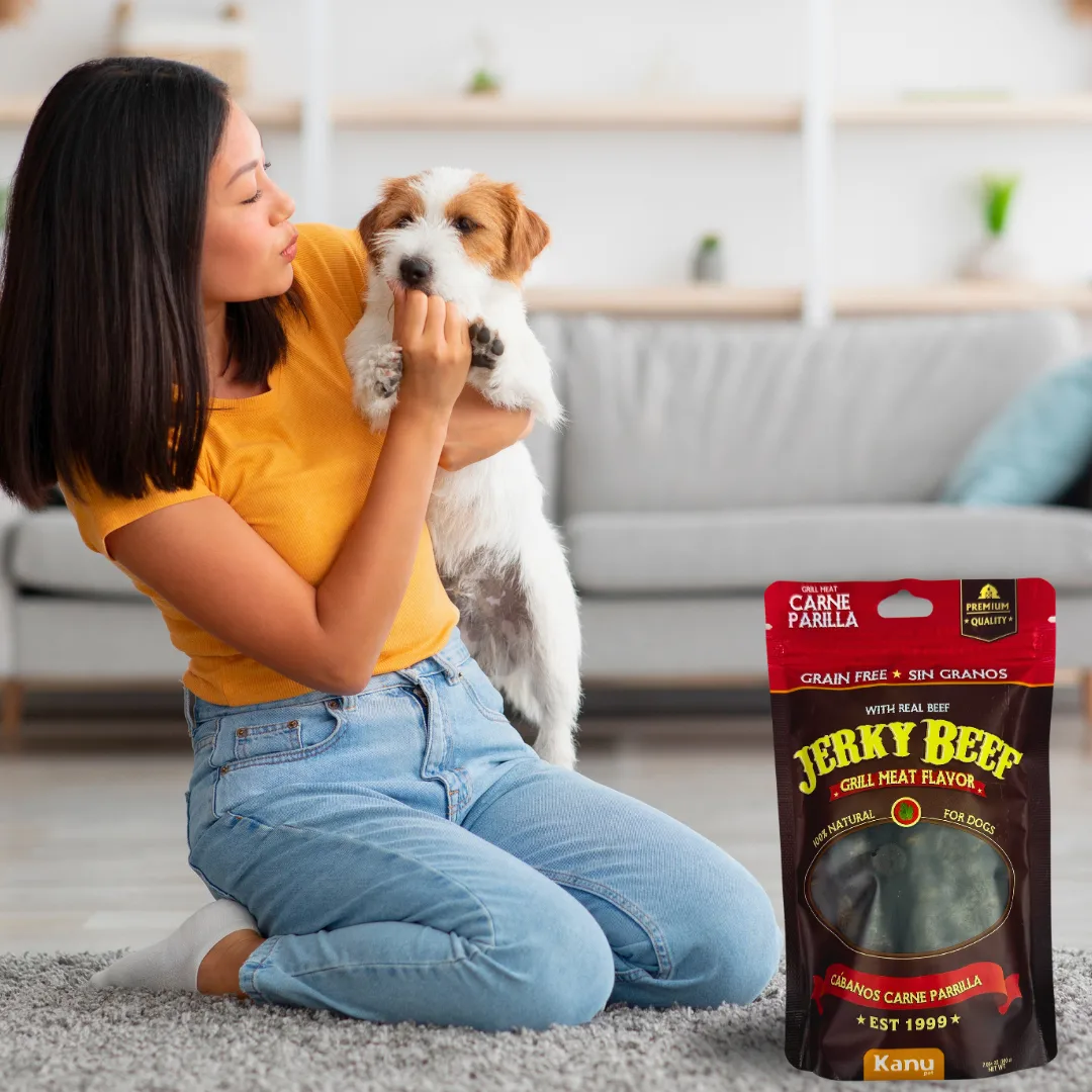 Snack de Cábano Jerky Grill Meat Flavor Kanu Pet Para Perro - Image 5