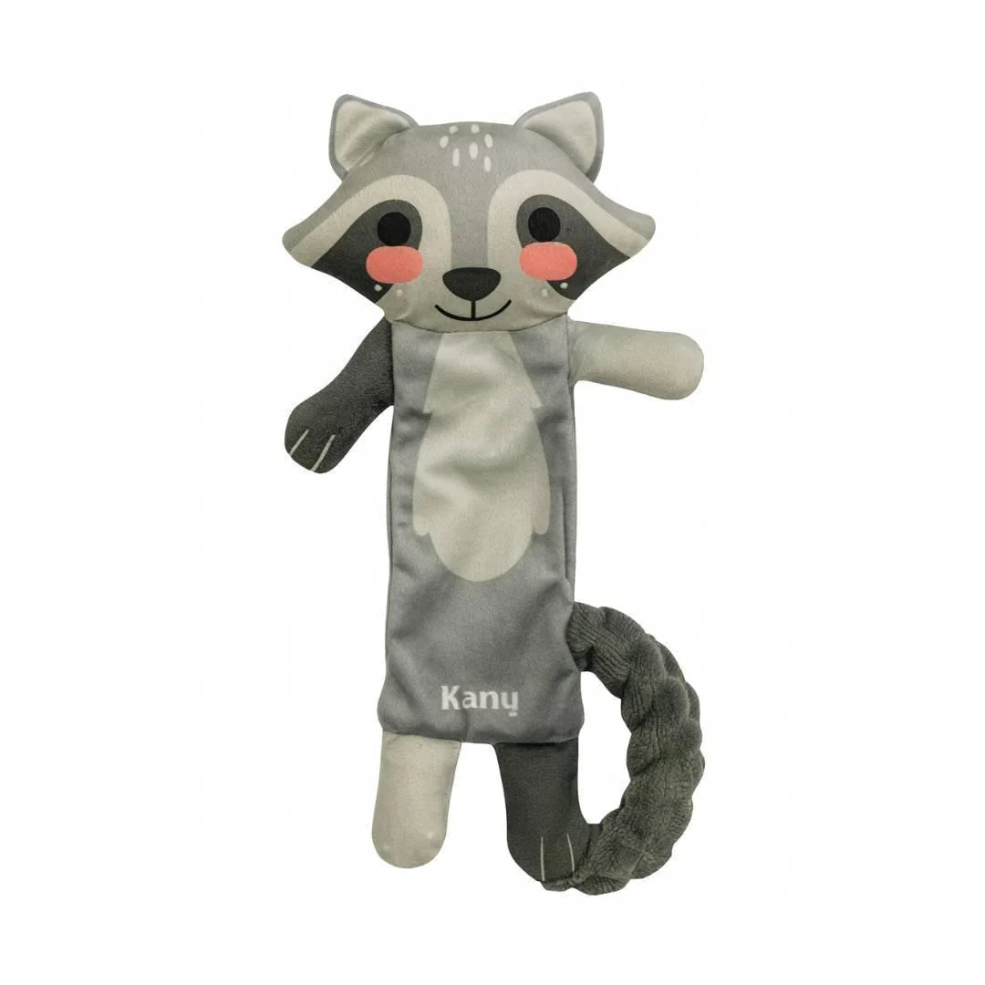 Juguete de Peluche Mapache sin Relleno Kanu Pet para Perro