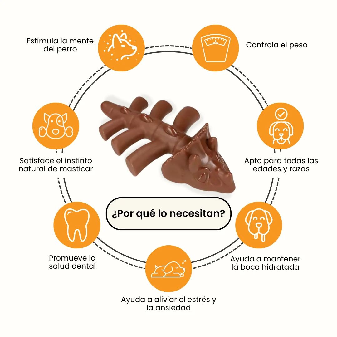 Juguete Masticable Rar Bone Sabor Carne Kanu Pet para Perro - Image 3