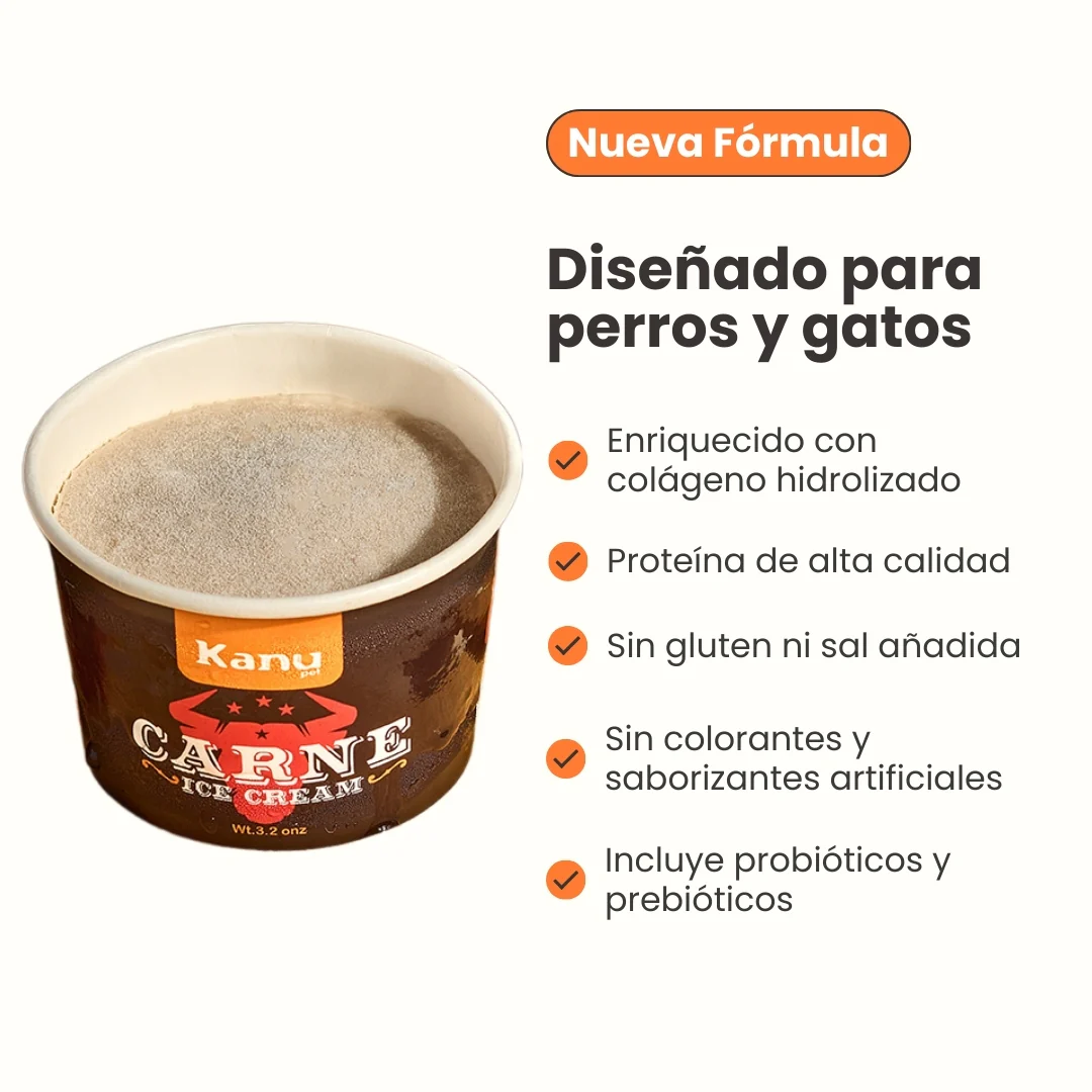 Helado Carne Kanu Pet Para Perro y Gato - Image 6